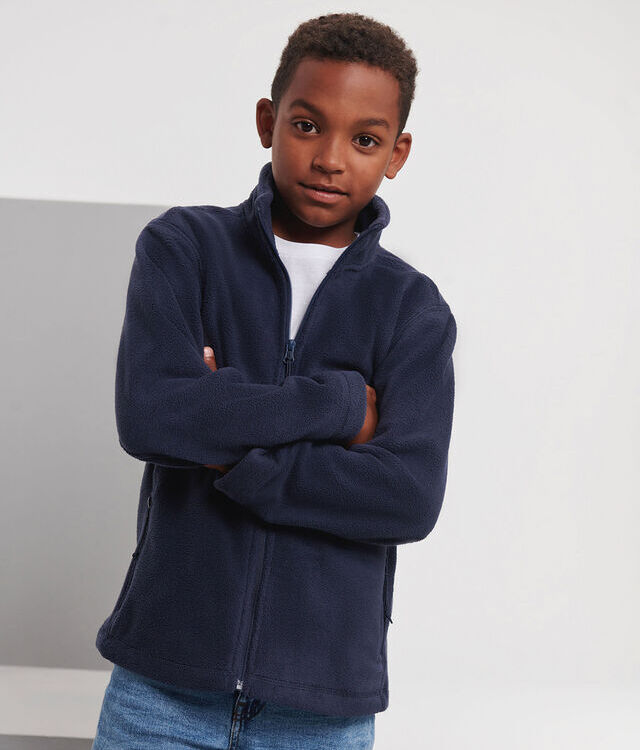 Kids full-zip outdoor fleece