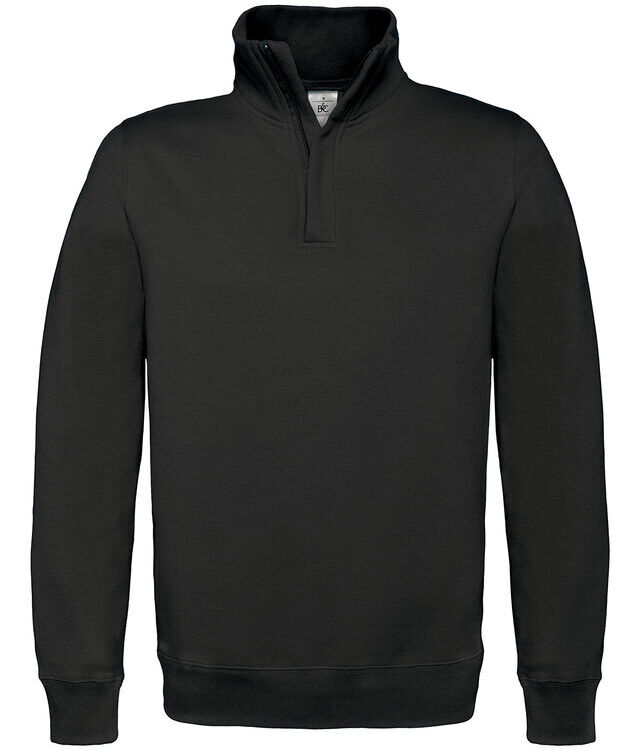 B&C ID.004 ¼ zip sweatshirt