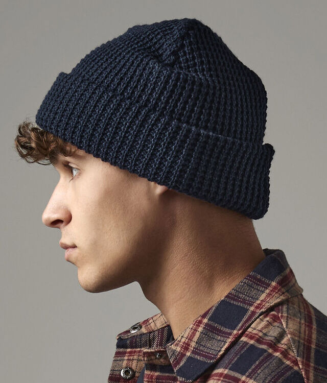 Classic waffle knit beanie