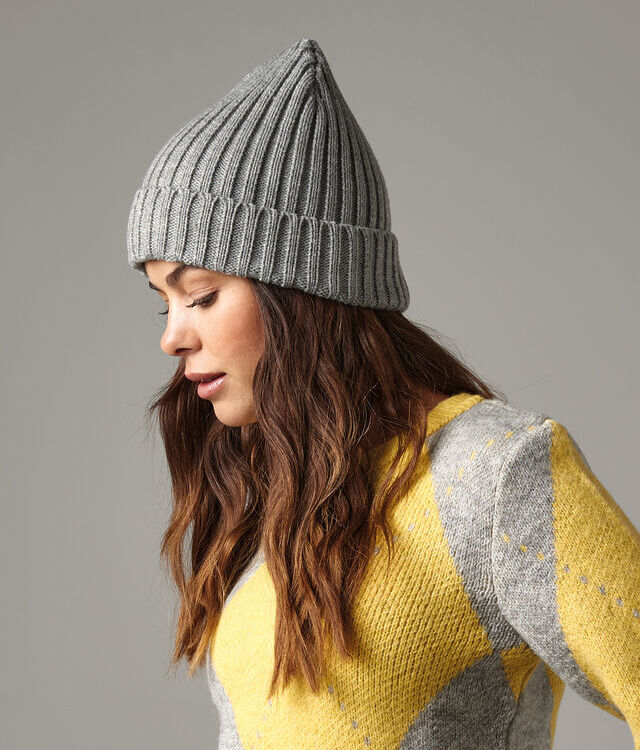 Chunky ribbed beanie