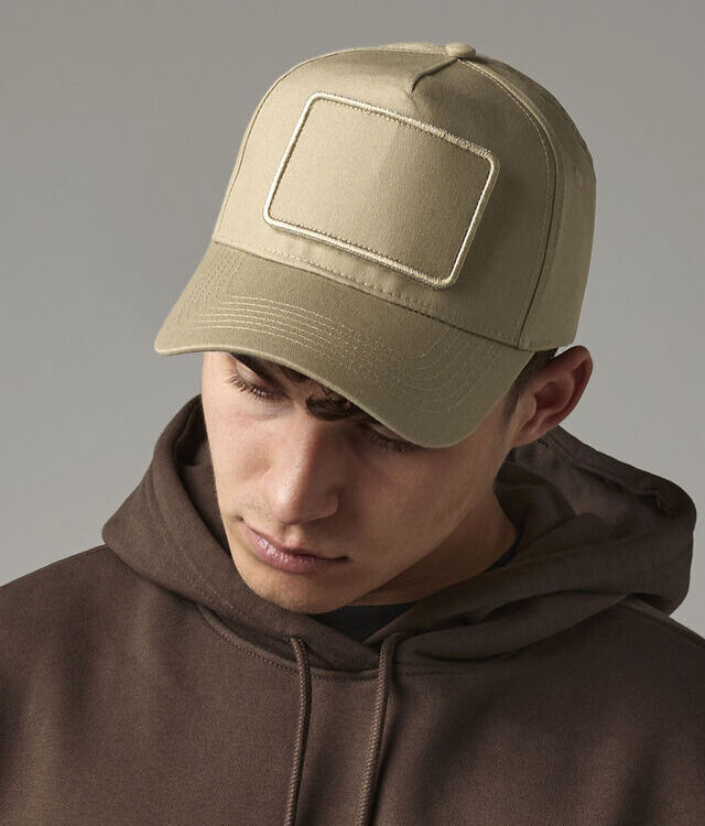 Removable patch 5-panel cap