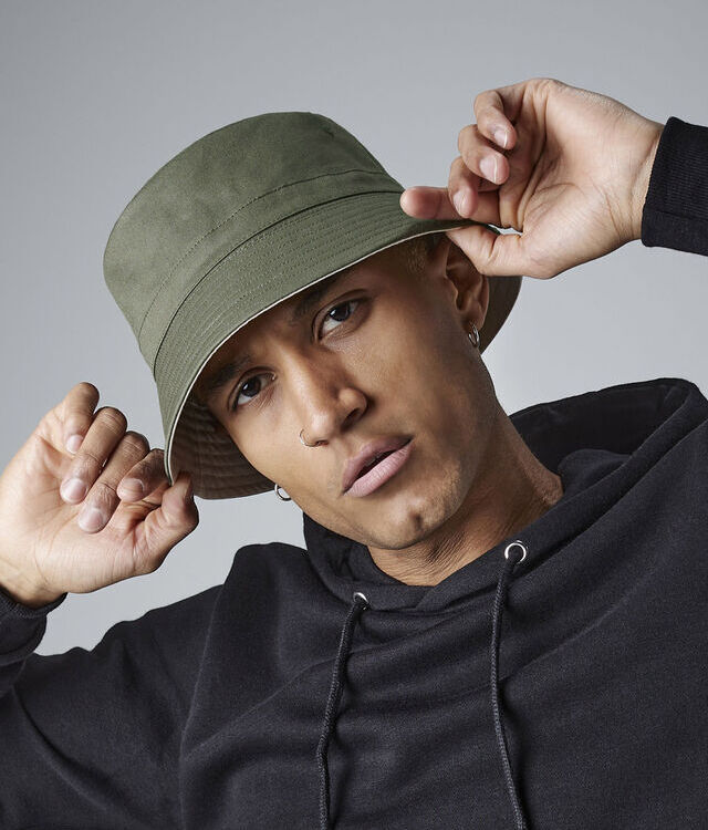 Reversible bucket hat