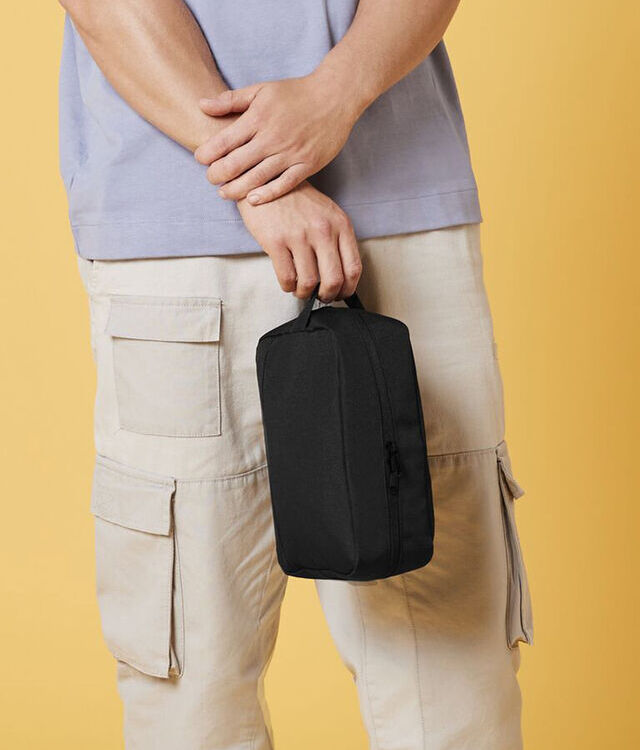 Recycled essentials wash bag