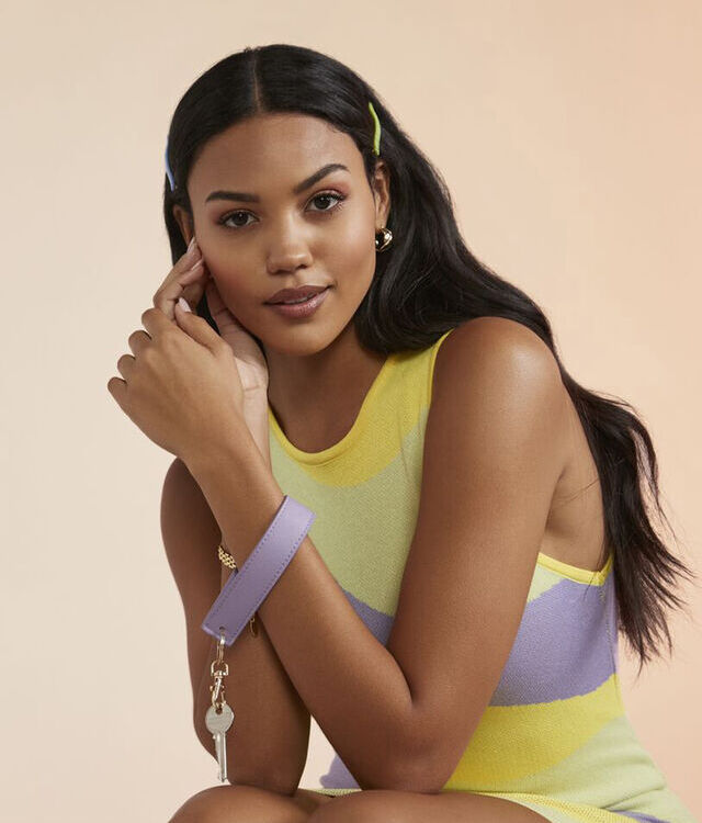 Boutique wristlet keyring