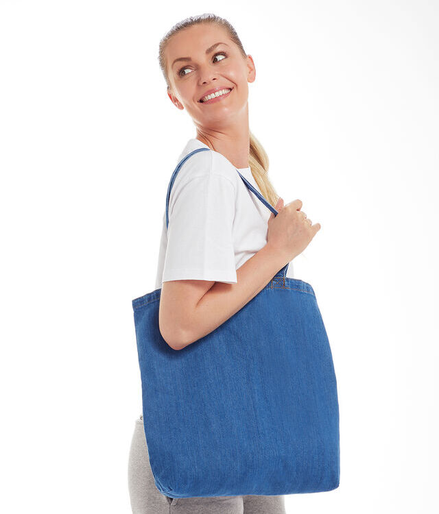 Denim tote bag