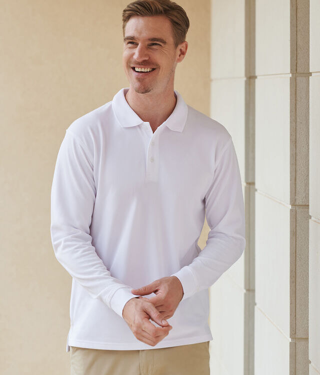 Long sleeve Coolplus® polo shirt
