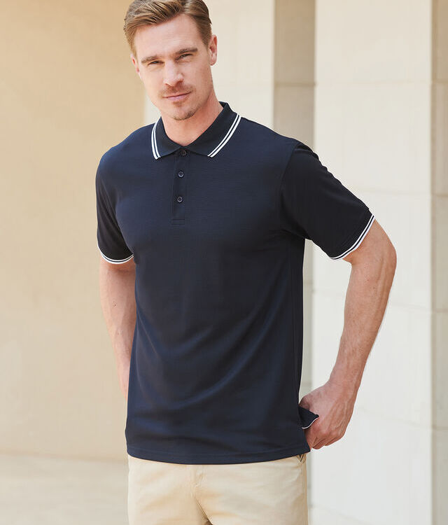 Double tipped Coolplus® polo shirt