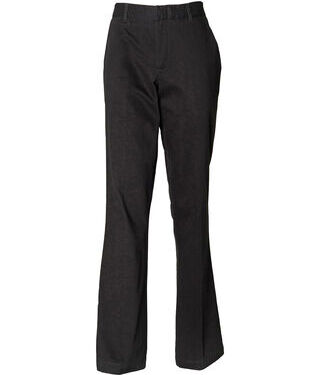 Womens Teflon-coated flat front trousers