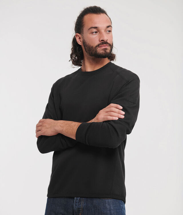 Heavy-duty crew neck sweatshirt