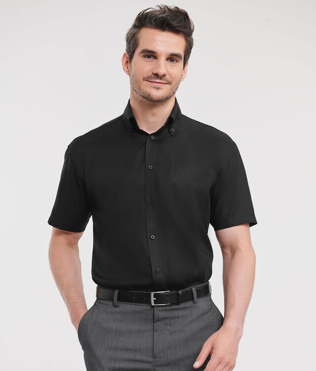 Short sleeve ultimate non-iron shirt