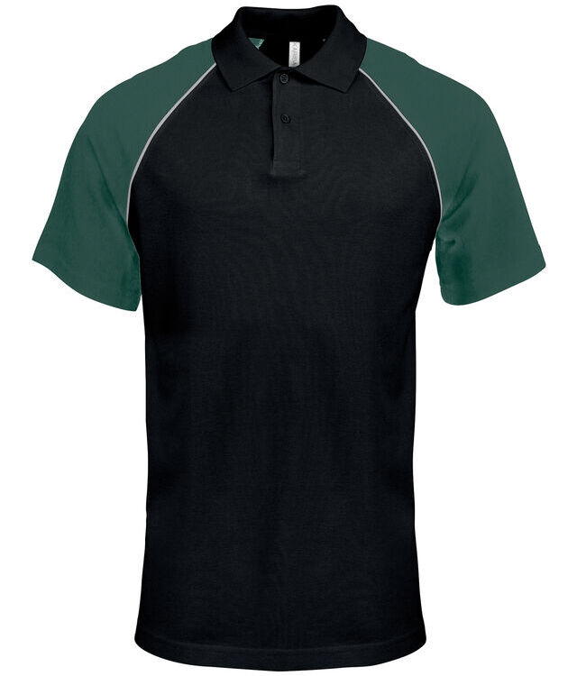 Polo baseball contrast polo shirt