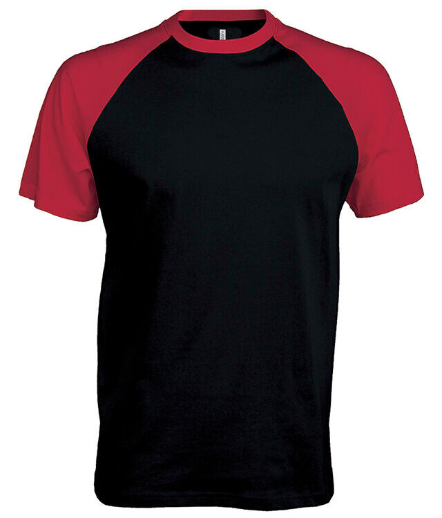 Baseball Short-sleeved two-tone T-shirt