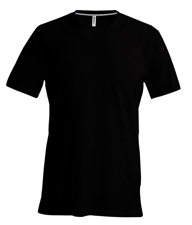 Men's short-sleeved V-neck T-shirt