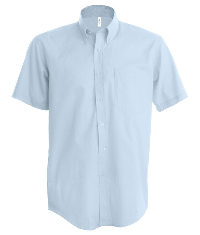 Men's short-sleeved Oxford shirt