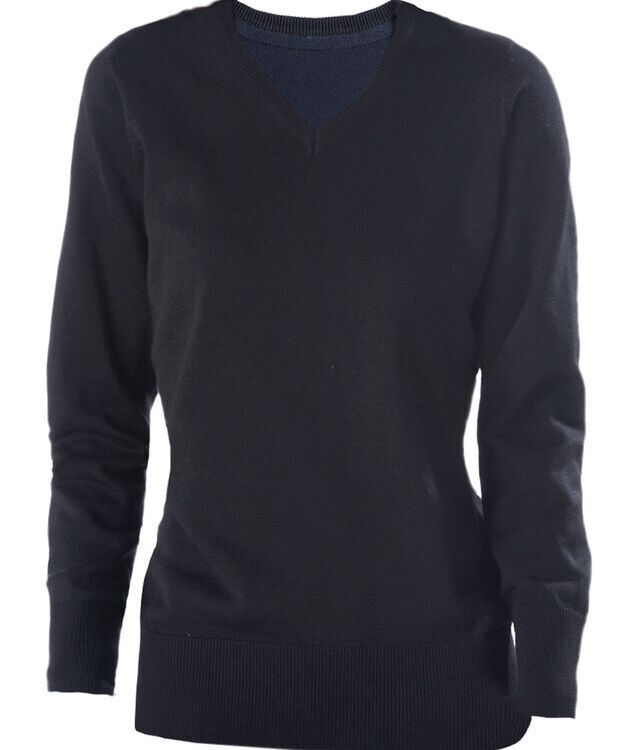 Ladies' V-neck jumper
