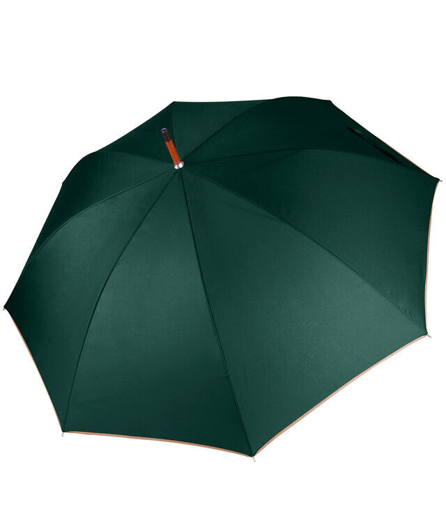 Auto open wooden umbrella