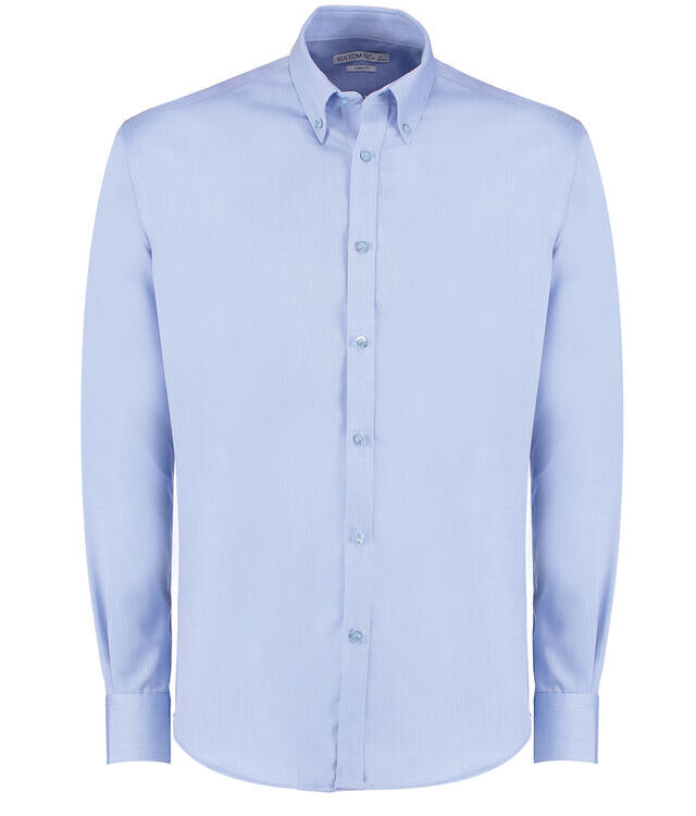 Slim fit non-iron Oxford twill shirt long-sleeved (slim fit)