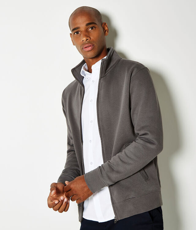 Regular fit zipped sweatshirt