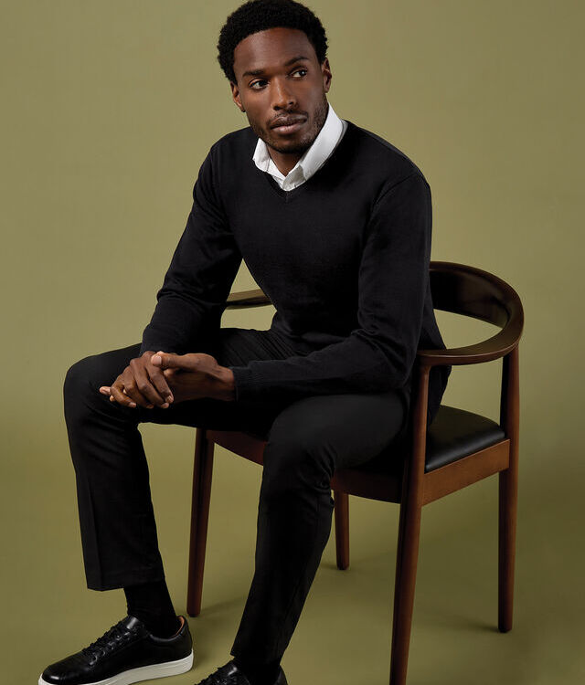 Arundel v-neck sweater long sleeve (classic fit)