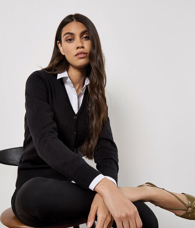 Women's Arundel v-neck cardigan long sleeve (classic fit)