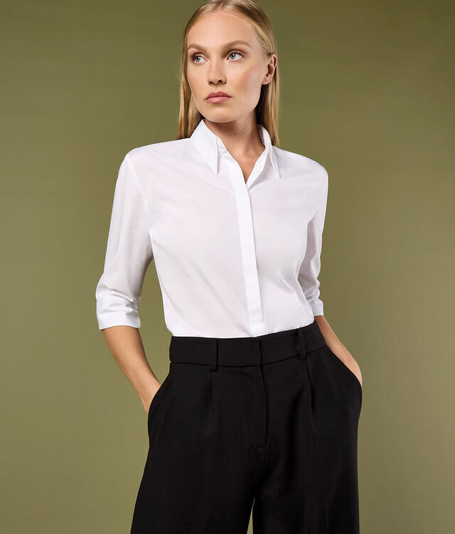 Contiental ¾ sleeve blouse womens
