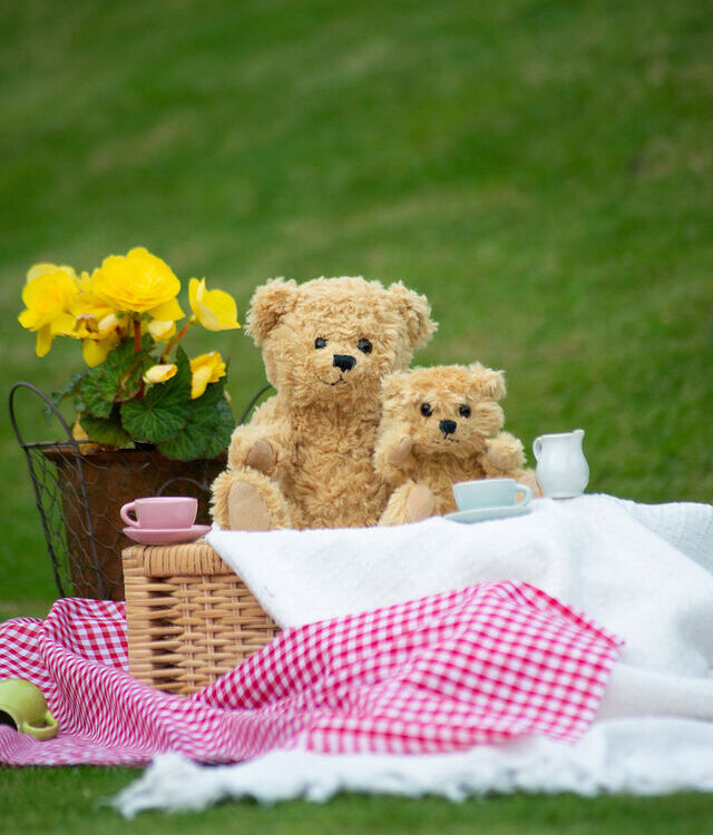 Classic jointed teddy bear