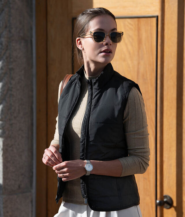Women’s Hudson – horizontal quilted gilet