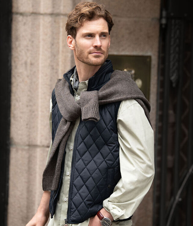 Camden – diamond quilted gilet