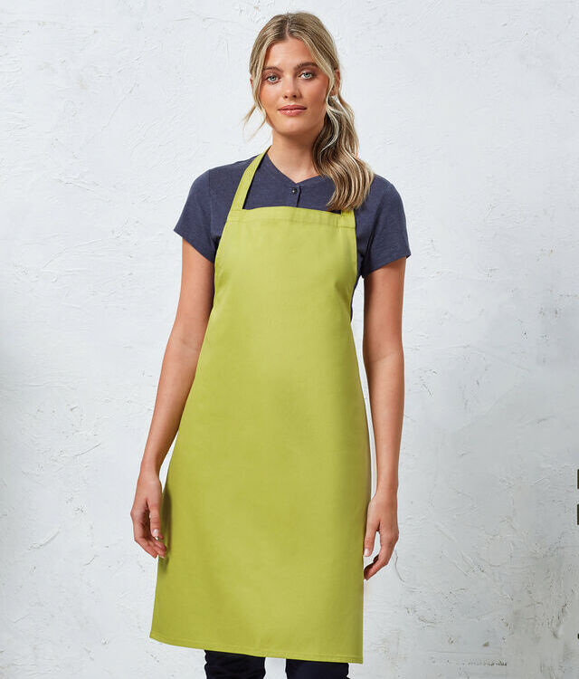 100% Organic Cotton Bib Apron