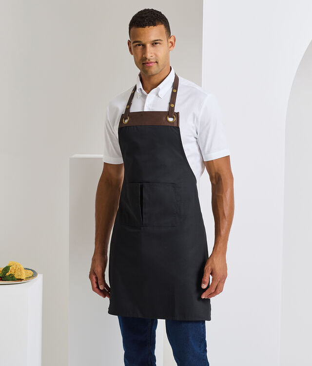 Espresso bib apron