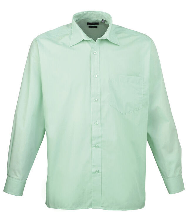 Long sleeve poplin shirt