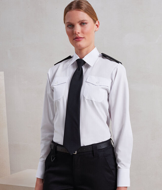 Women's long sleeve pilot shirt