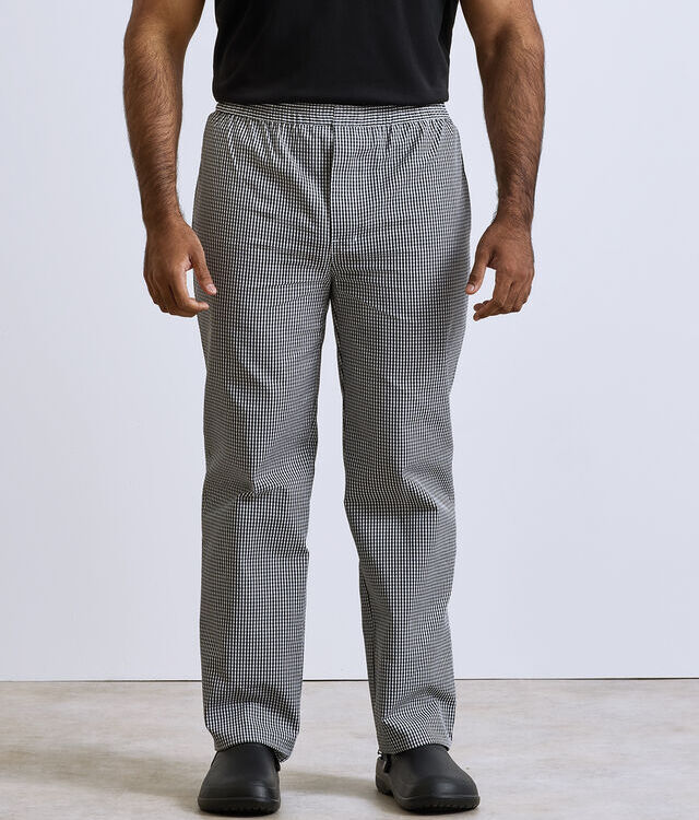 Pull-on chef’s trousers