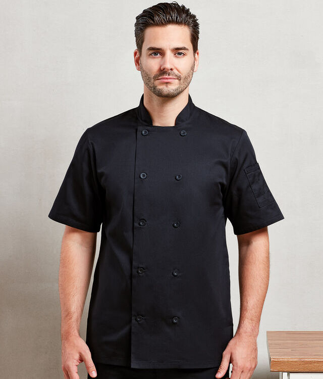 Short sleeve chef’s jacket