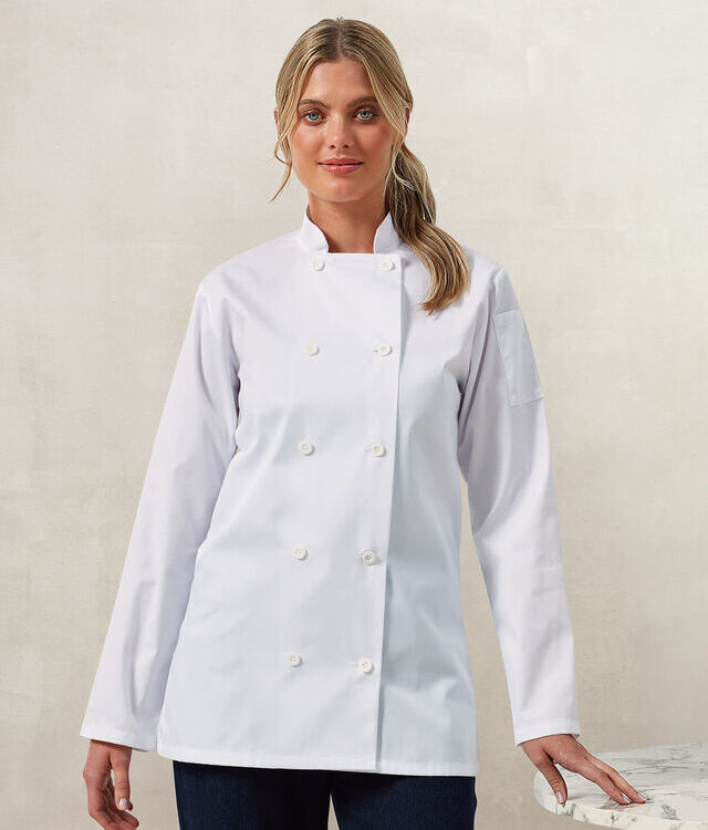 Women's long sleeve chef's jacket