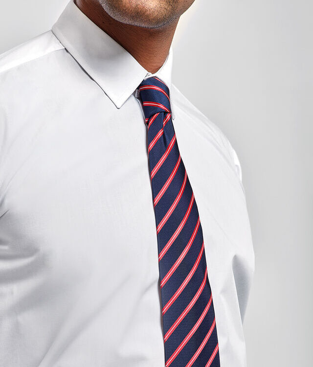 Sports stripe tie