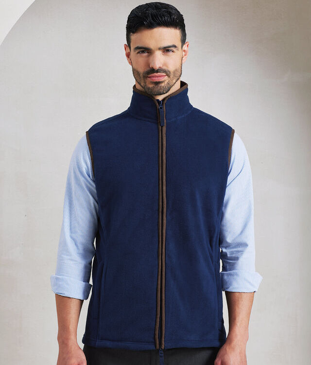 Artisan fleece gilet