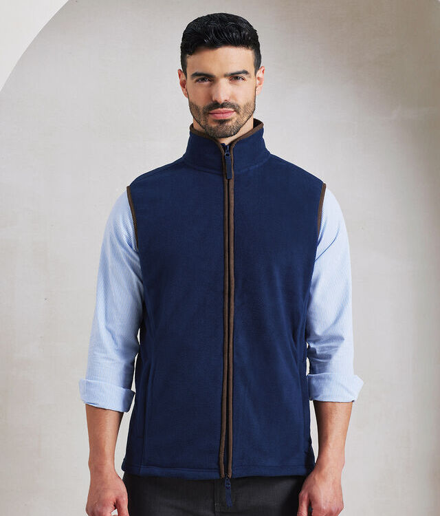 Artisan fleece gilet