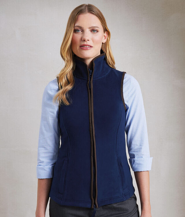 Women’s artisan fleece gilet