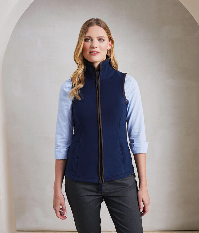 Women’s artisan fleece gilet