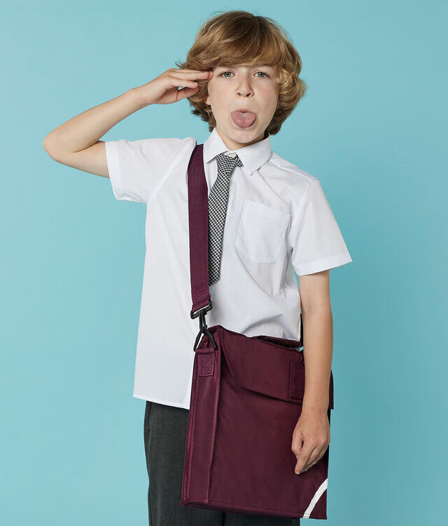 Junior book bag with strap