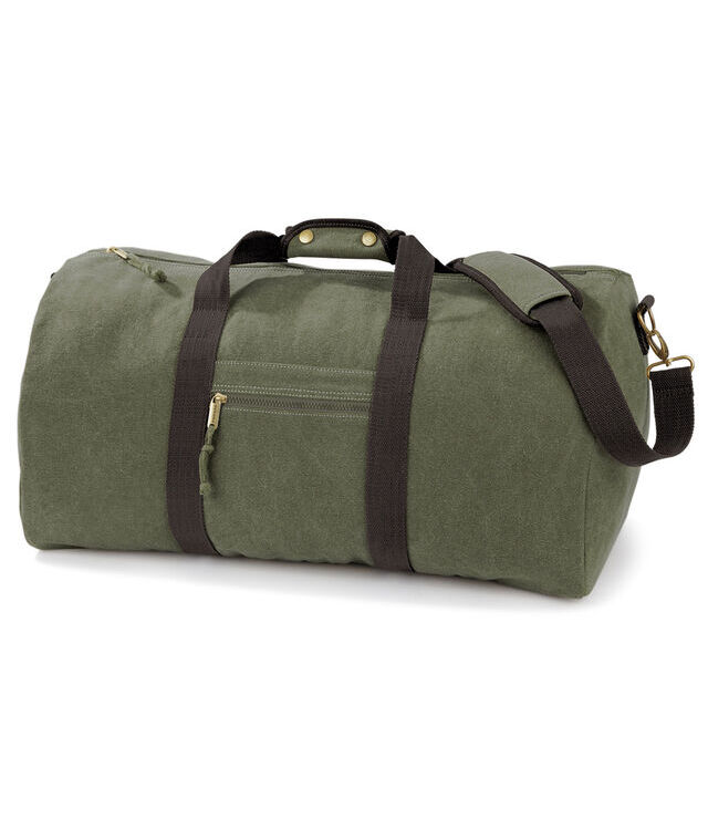 Vintage canvas holdall