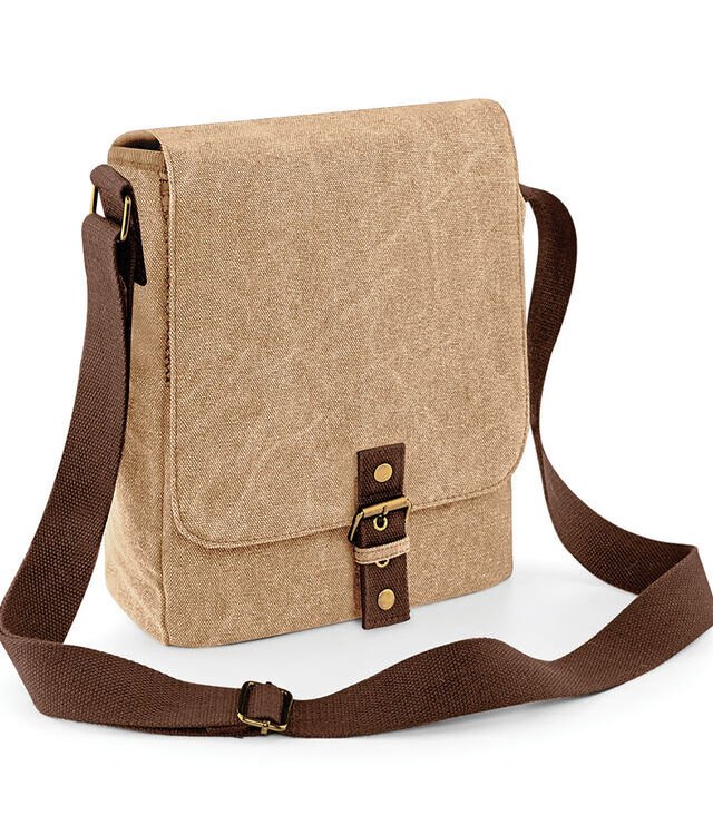Vintage canvas iPad/tablet reporter