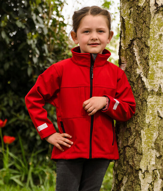 Junior classic softshell 3-layer jacket