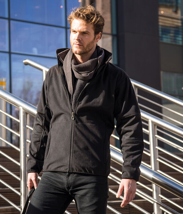 Osaka combed pile softshell jacket
