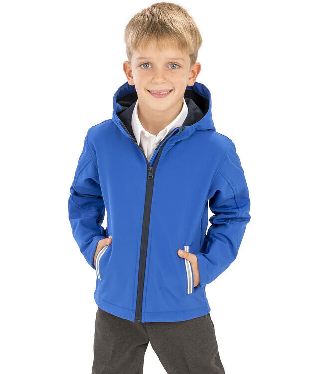 Core junior TX performance hooded softshell jacket