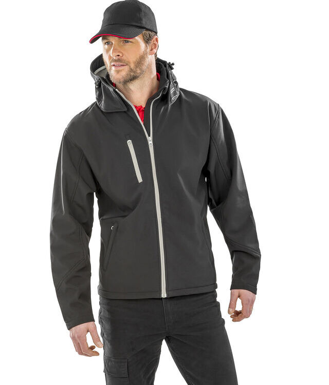 Core TX performance hooded softshell jacket
