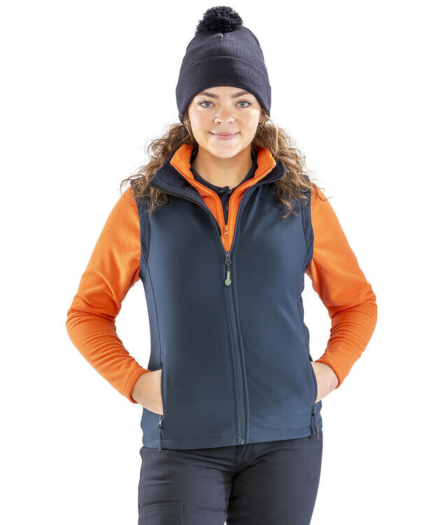 Women's printable softshell bodywarmer