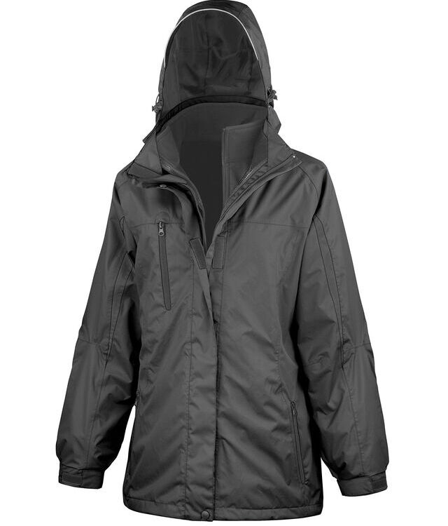 Women's 3-in-1 journey jacket with softshell inner