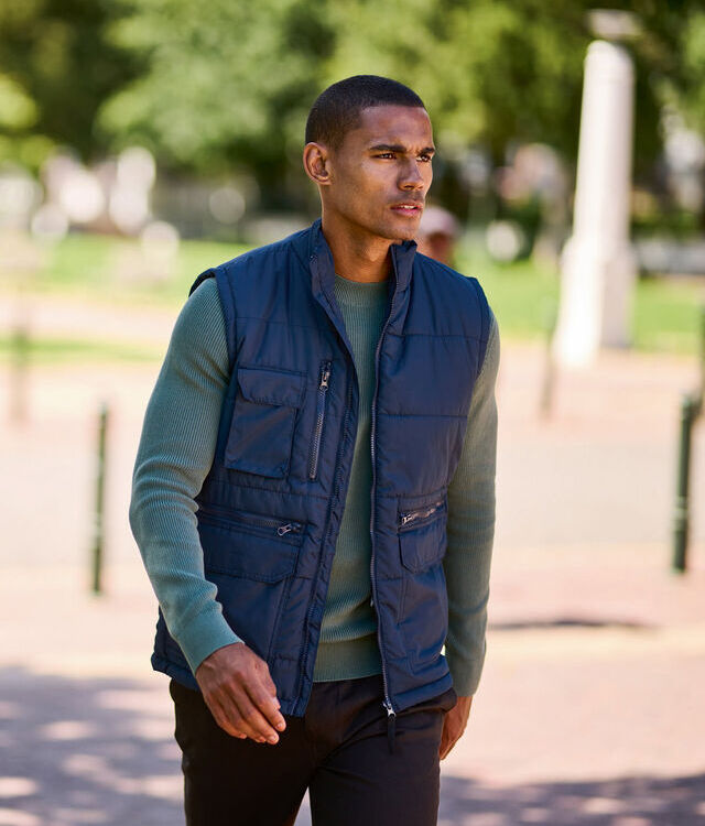 Steller multi-zip bodywarmer